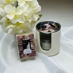 Pebetero con pastillas de olor chocolate. volver a ti