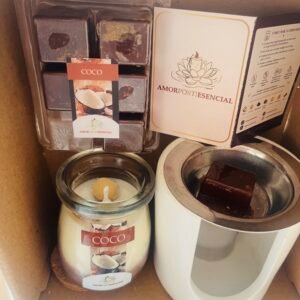 Kit pebetero y vela coco